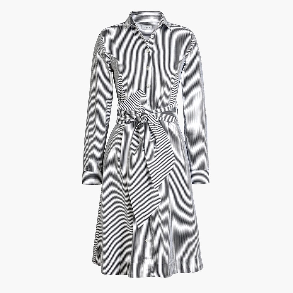 NWT J. Crew Factory Striped Shirtdress
